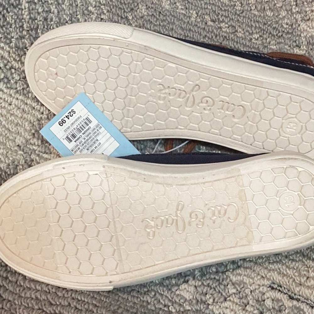 Boys' Collin Lace-Up slip on deck shoes - Cat & Jack - navy - various - new - Picture 6 of 6